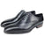 Sophisticated Men's British Brogue Leather Shoes in Black and Dark Brown - Stylish, Elegant, and Durable Low-Height Design.