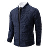 Warm Winter Cotton Jacket with Fleece Lining in Black