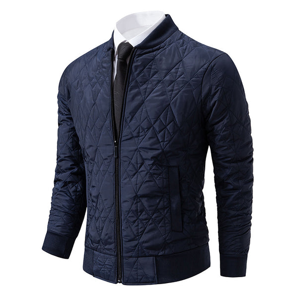Warm Winter Cotton Jacket with Fleece Lining in Black