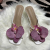 Women's Chic Floral Beach Sandals in Vibrant Colors - Summer Toe Bracket Style for Women Vacation and Beach Wear