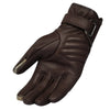 Retro Leather Motorcycle Riding Gloves in Yellow, Black, and Brown - Premium, Waterproof, Fall-proof Riding Gear for Maximum Grip and Style.