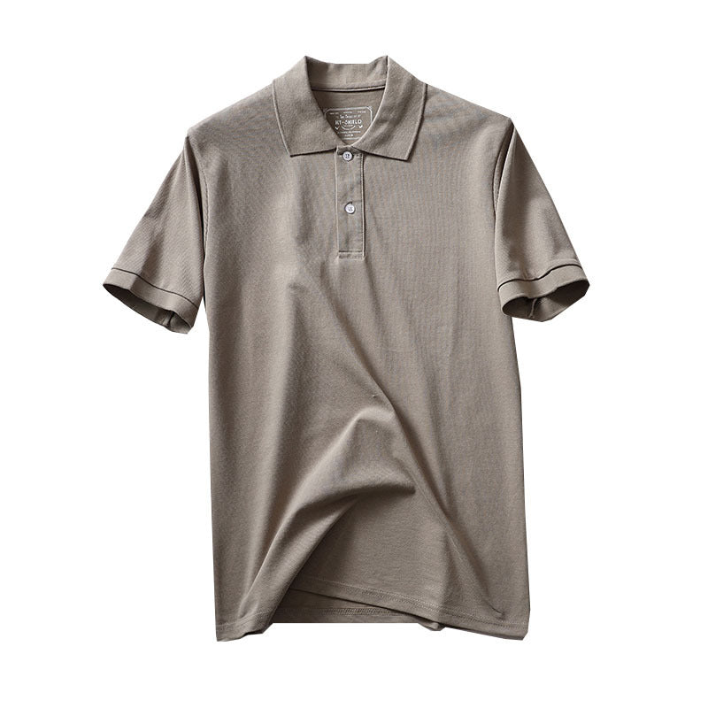 Men's Solid Color Short-sleeved T-shirt