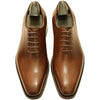 Sophisticated Vintage Leather Lace-Up Shoes in Black or Brown for Men