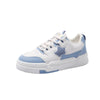 Trendy Women's Skate Shoes with Thick Soles - Blue Pink Black - All Season - Free Shipping