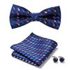 Elegant Floral Bow Tie Set for Men - Premium Polyester Accessories
