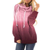 Chic Two-Tone Women's Hoodie for Style & Comfort | Casual & Fashionable Polyester Sweatshirt