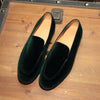 Trendy Men's Low-Top Hair Stylist Shoes - Black & Dark Green Fashionable Footwear for Comfort & Style - Rubber Sole, Pigskin Inner - Sizes 38-43