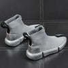 High-Top Men's Breathable Sock Shoes in Golden or Silver - Spring Fashion Trend