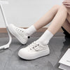 Chic Fall Platform Sneakers for Women in Beige, Khaki, and Black - Height Boost - Breathable Mesh - Sizes 35-40