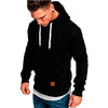 Men's Sporty Outdoor Hooded Sweater in Solid Colors - Durable Polyester Blend - Available in Multiple Sizes and Colors.