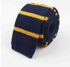 Classy Striped Knitted Tie for Men - Slim & Elegant