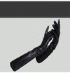 Premium Sheepskin Winter Gloves for Women - Split Finger Design - Shearling-Lined - High-end Fashion - Extra Long Arm Cover.