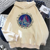 Stylish Aesthetic Women's Hoodie Japanese Gothic Style Polyester Fabric Sm