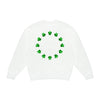 Black & White Loose Printed Sweatshirt | Premium Cotton Blend