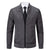 Warm Winter Cotton Jacket with Fleece Lining in Dark Gray - All-Matching Style