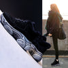 Cozy Winter Women's Thermal Leather Shoes in Black and Khaki - Warm and Stylish Footwear with Plush Lining