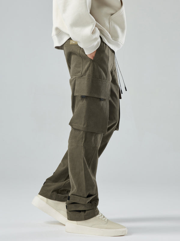 Men's Modern Casual 'Bound Leg' Vintage Pants with Micro-elastic Fabric in Multiple Sizes - Trendy and Comfortable Men's Fashion