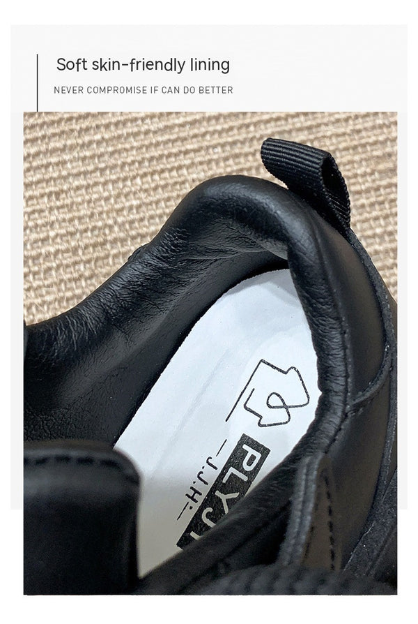 Women's Lightweight Platform Sneakers in White and Pink - Casual All-Match Fashion with Breathable Mesh Lining and Durable Sole