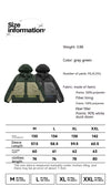 Men's Retro Workwear Down Jacket, Hooded, White Duck Down Filler, Polyester Fiber, Stylish Winter Coat