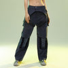 Detachable Leg Casual Pants in Dark Night Blue - Men's Fashion - Straight Profile - Nylon Blend - Mid-waist Fit
