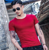 Breathable Bamboo Polyester Men's T-Shirt for Summer Fashion