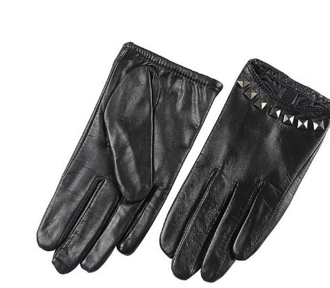 Premium Lambskin Leather Women's Gloves for Spring & Autumn - Luxury, Warm, Female - Everyday Elegance