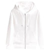 Plush-Lined Zip-Up Sweatshirt in Classic Black - Sporty & Stylish Winter Jacket with Velvet Padding & Side Pockets