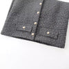 Stylish Round Neck Women's Coat in Black - Long Sleeve & Comfortable Fit - Polyester Fabric - Available in Multiple Sizes