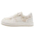 Japanese Style Beige Canvas Board Shoes with Chunky Sole, Women's Casual Shoes