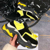 Vibrant Retro Dad Shoes with Mesh Upper and Muffin Sole for Fashionable Youth