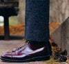 Men's Leather Suit Boots in Top-Grade Leather - Elegant mid-calf boots for dapper gentlemen, perfect for business attire.