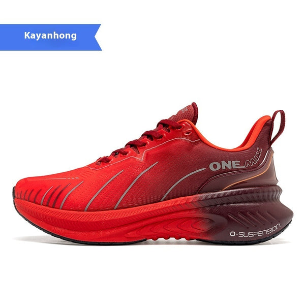 Breathable Cushioned Men's Running Shoes - Variety of Terrains, Lycra Fabric, Non-slip Sole, Stylish Colors, Sizes 34-47