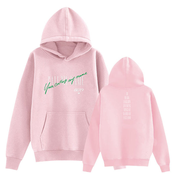 Cozy Cotton Pullover Hoodie from GOT7 Merchandise Collection, Unisex Street Fashion Sweatshirt