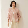 Elegant Cashmere Cardigan for Women: 3D Pattern, Warm Winter Wear