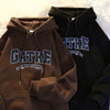 Japanese-inspired Loose-Fit Casual Jacket for Couples - Unisex Polyester Outerwear with Wool Lining
