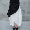 White Linen Culotte Pants for Women - Breathable Hemp Material, Wide-Leg Style, Casual Comfort - White Color, US Sizes S-L