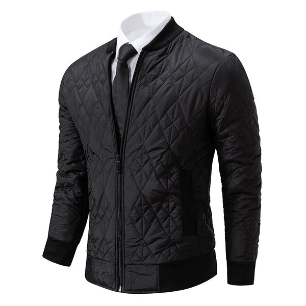 Warm Winter Cotton Jacket with Fleece Lining, All-Matching Style, Sidekick Pockets