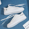 Women's Versatile Canvas Shoes for Spring - White & Black - Breathable Casual Footwear