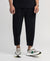Men's Comfort-Fit Drawstring Trousers - White-Grey, Quick-Drying & Wrinkle-Resistant - Adjustable Fit, Casual Style