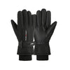 Waterproof Insulated Nylon Gloves for Outdoor Activities - Black