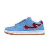 Chic Color-Block Casual Sneakers - Trendy Blue Low Top Shoes for Women