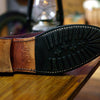 Dapper Gentleman's Leather Suit Boots for Men with Lace-Up Closure & Mid-Calf Height - Top-Grade Leather, Stylish Business Wear.