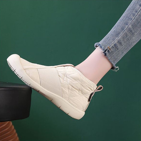 Warm Cotton Winter Boots - Non-slip and Waterproof Design - Stylish and Cozy Footwear for Winter - Black, Khaki, Beige - Sizes 35-44