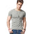Breathable Bamboo Polyester Men's Summer T-Shirt in Navy Blue