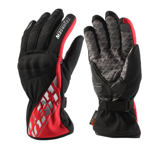 All-Weather Motorcycle Gloves - Waterproof & Insulated for Ultimate Comfort, Safety, and Grip