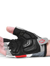 Sports Fitness Half Finger Gloves - Grip & Protection for Weightlifting, Cycling. Padded, Breathable Mesh Back. Universal Fit. Sizes S-2XL.