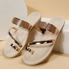 Rhinestone-Embellished Heart Flip-flops in Silver - Elegant, Lightweight, Non-slip Sandals for Women. Ideal for Summer and Casual Parties.