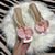 Women's Chic Floral Beach Sandals in Pink - Square Toe, Anti-Slip Sole, PU Upper for Comfort - Summer Footwear for Vacation & Beach