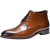 Genuine Leather Formal Business Shoes & Boots in Black/Brown - Stylish & Comfortable Men's Footwear with Premium Quality & Durability