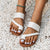 Plus-Size Women's Slip-On Sandals, Chic & Comfortable, Various Colors & Sizes